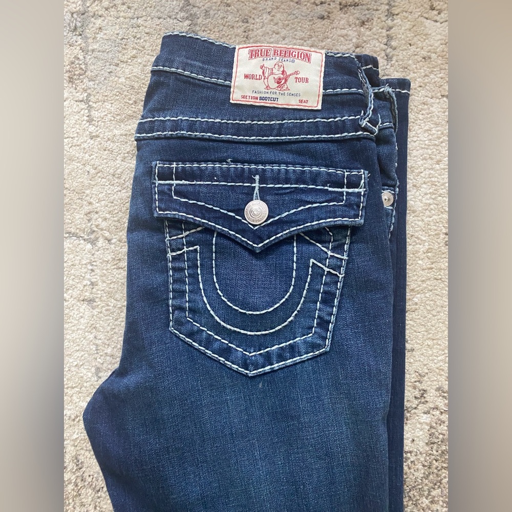Women’s flared true religion jeans